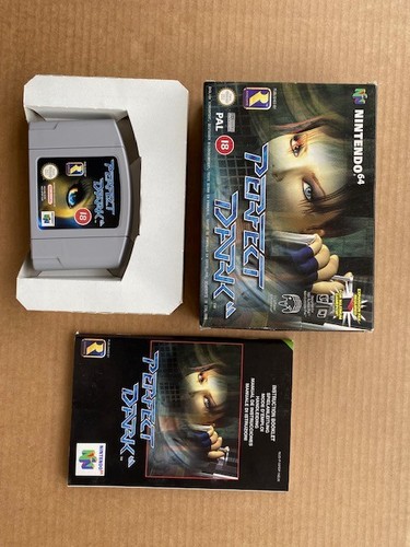 N64 perfect dark game - n64, boxed