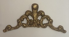 Vintage Fleur de Lis Wood Wall
