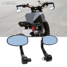 Pair 7/8" 22mm Bar End Mirrors