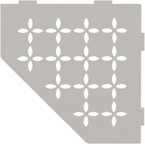 Floral pentagonal corner shelf - floral,