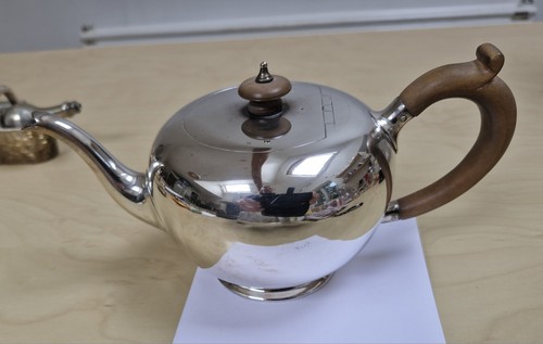 Sterling silver tea pot - sterling,