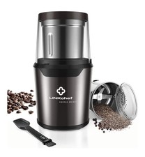 LINKchef Electric Coffee Grinder - Spice & Herb Grinder, Wet & Dry, 80g Capac...