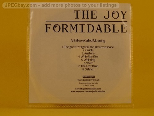 The joy formidable balloon - joy, a
