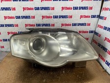 VW PASSAT ESTATE 5DR TDI SEL MK5 B6 3C 2007 DRIVER SIDE HALOGEN HEAD LIGHT LAMP