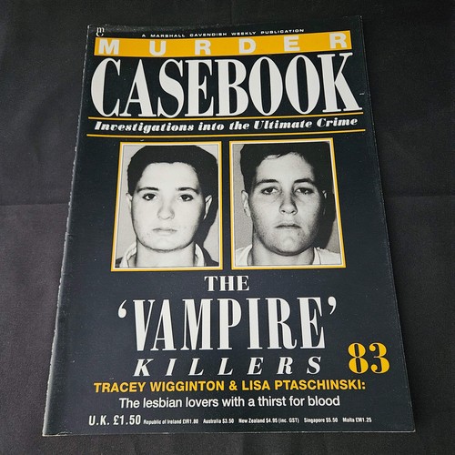 Murder casebook magazine - magazine, no