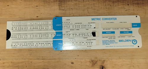 Vintage belden metric - belden,