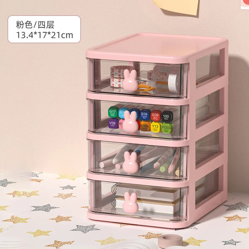 Clear stacking drawer - clear,