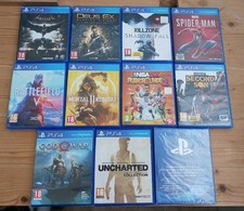 10x PS4 Game Bundle -