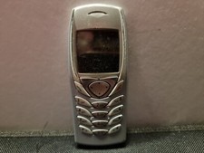 Nokia 6100 silver on orange - nokia,