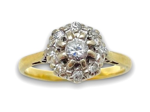 Antique art deco 18ct gold - 18ct,