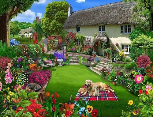 500 piece jigsaw - piece,