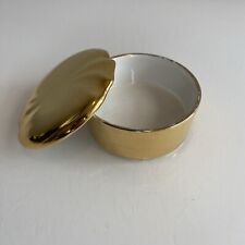 Royal Winton Golden Age Gold Candy Trinket Box Vintage Retro Christmas Gift