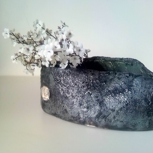 Ikebana vase moss - vase,,