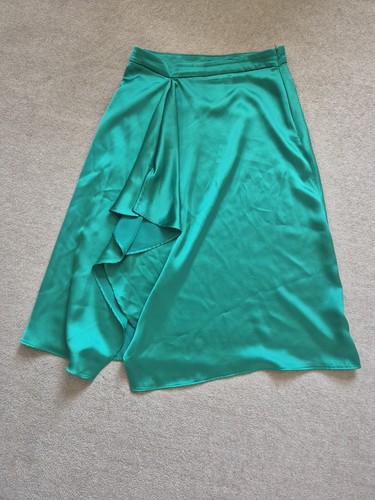 Zara satin look skirt size - zara,