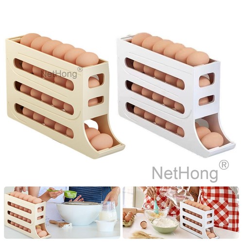Tier egg dispenser rolldown - tier,