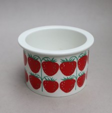 Arabia Pottery Finland Mid Century Kaj Franck Strawberry Jam/Preserve Pot No Lid