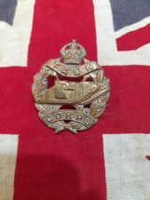 Vintage Tank Corps Cap Badge.
