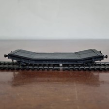 Unbranded Lowmac Wagon Black Diecast OO Gauge