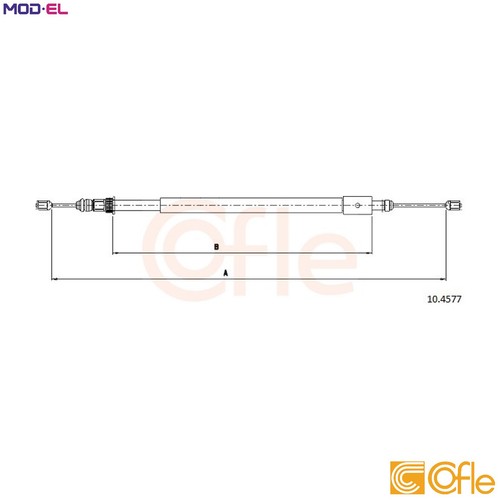 Cable pull parking brake - parking,