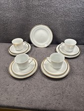 4 x Jingdezhen White W/Gold