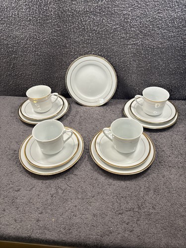 Jingdezhen white w gold - 4, w/gold