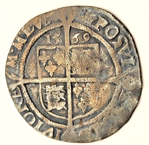 1569 hammered silver - silver, coin
