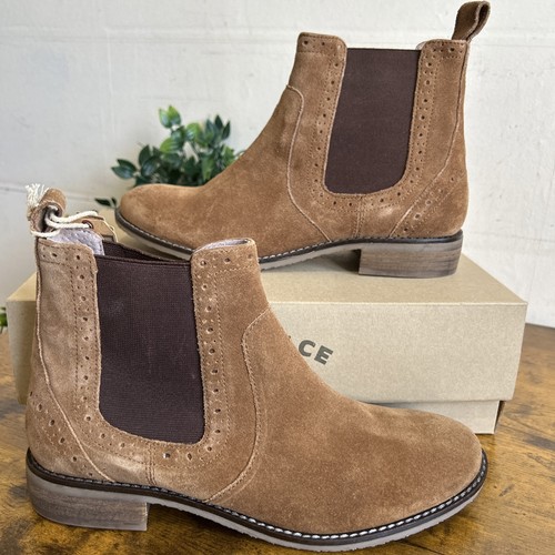 Fat face genuine - brown, suede
