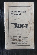 BSA Motorbike 1953 original