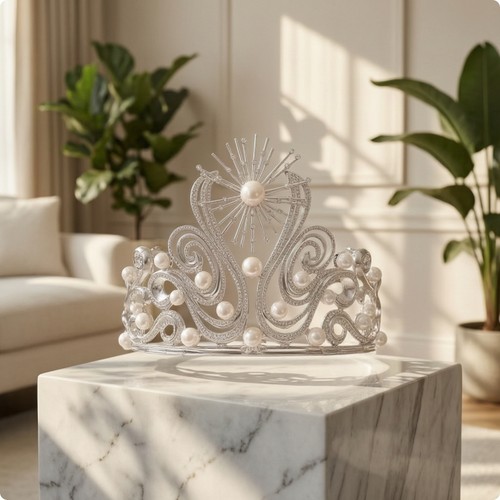 Bridal crown sparkling - bridal,