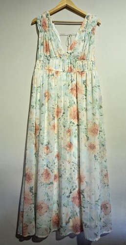 Floral maxi dress - h&m,