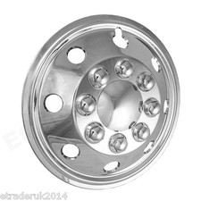 16" Inch Chrome Van Wheel Trim Motorhome RV Hub Cap X1 Domed Curved SINGLE Spare