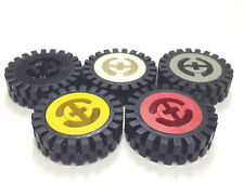LEGO 3482c01 Wheel with Split Axle Hole with Black Tire 24mm D. x 8mm FREE P&P!