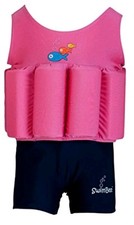 SwimBest Girls Pink  Float Suit Age 1-2 Years