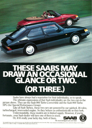 1988 saab 900 spg turbo - spg,