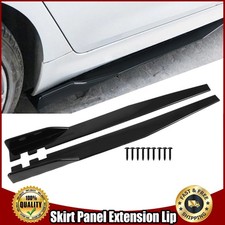 46" Black Side Skirts