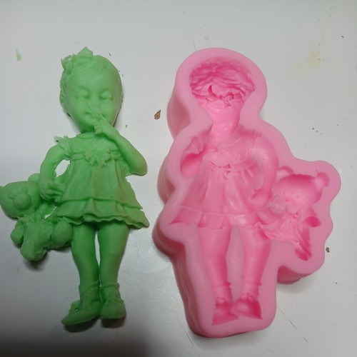 Detailed little girl silicone - detailed,
