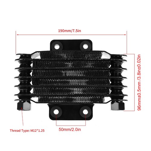 Motorcycle oil cooler - oil,