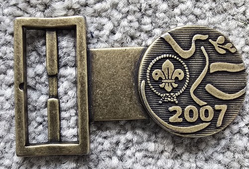 Scout part belt buckle - -, fleur