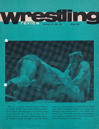 Wrestling review vol 34 - 15, no.34