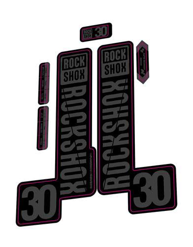 Rockshox fork decal kit - rockshox, 30