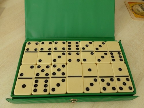 Vintage ivory domino tiles - vintage,