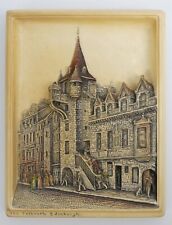 IVOREX A. OSBORNE WALL PLAQUE C.1910 'THE TOLBOOTH EDINBURGH'