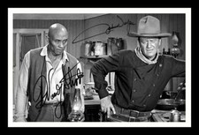 Woody Strode & John Wayne -