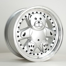 Retro 15"  Alloys 4x100 ET30 fits VW Golf Mk1 Mk2 Polo Lupo Up! Teddy Bear