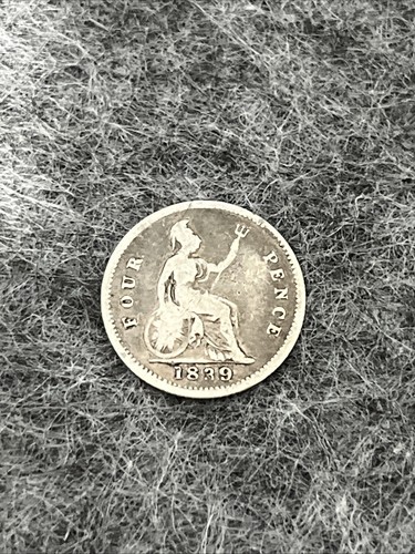 1839 four pence groat - pence, 4p