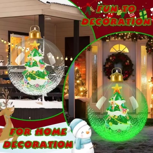 With lights 60cm pvc christmas - with,