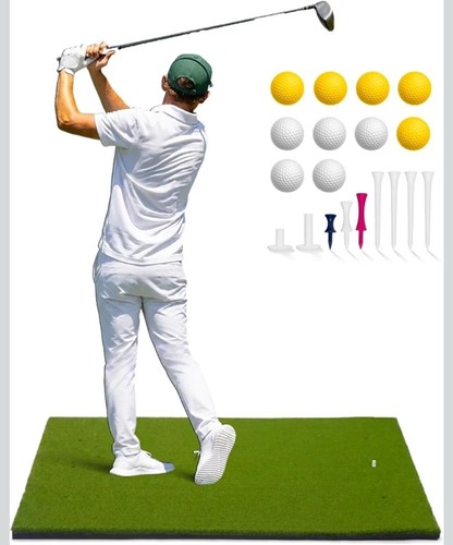 Golf hitting mat 1 2 - hitting, x