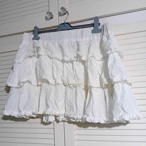 Primark white ruffle - primark,