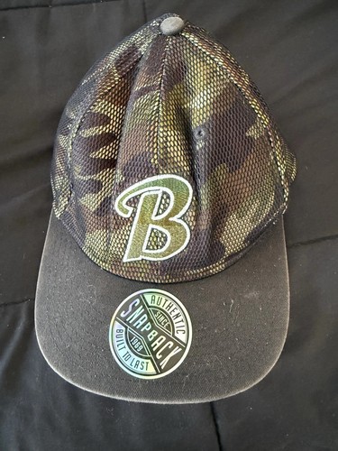 Camo mesh trucker snapback cap - camo,