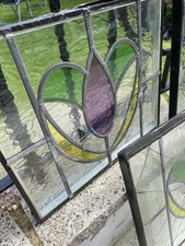 8x Reclaimed Stained Glass